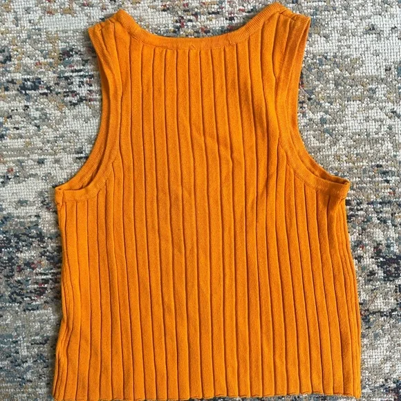 H&M Girls Striped and Solid Tank Tops - Multicolor and Orange - Picture 8 of 8